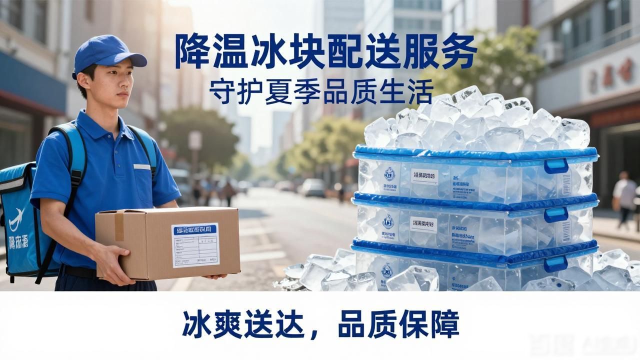 降温冰块配送服务 守护南京雨花台区夏季品质生活
